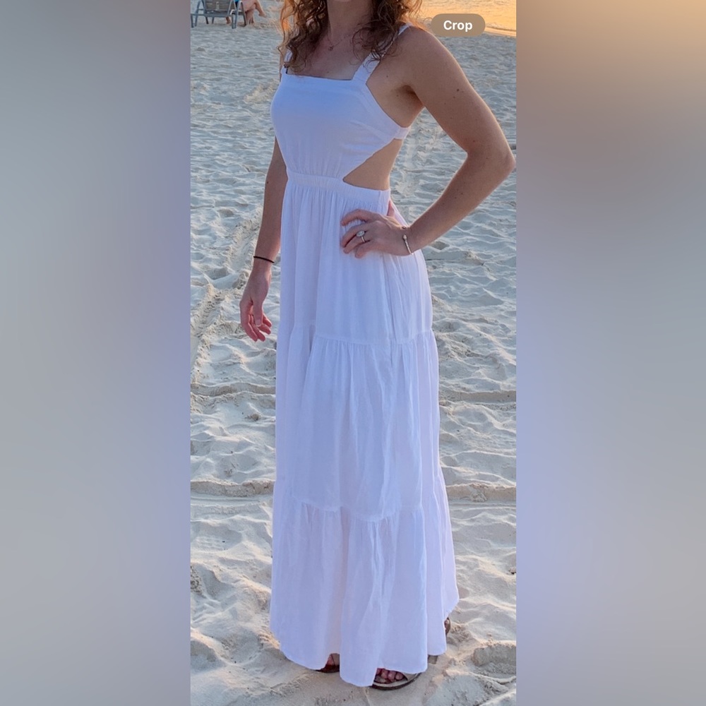 White Abercrombie Maxi Dress - XS